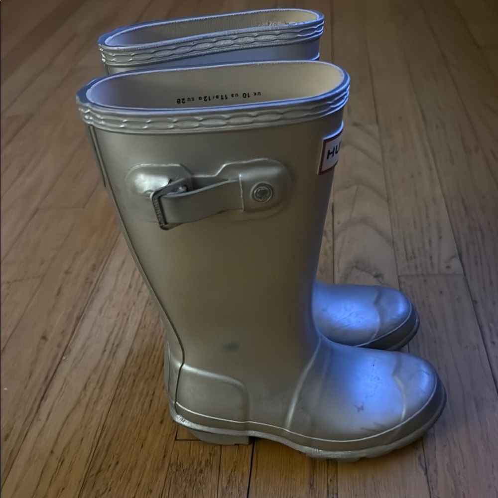 Hunter Silver Rain Boots - Picture 5 of 10